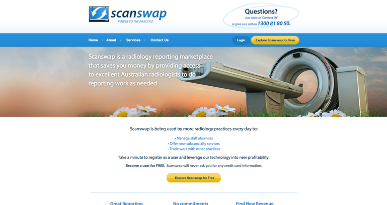 Scanswap - radiology reporting marketplace